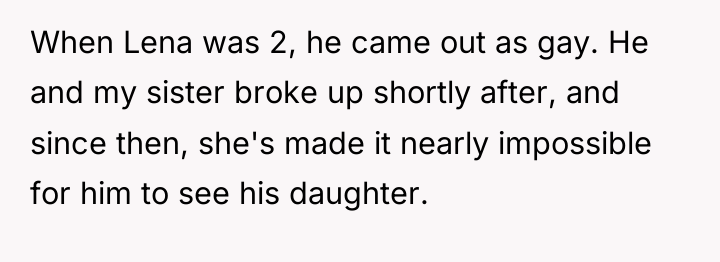 When Lena was 2, he came out as gay. He...