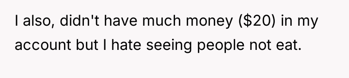 I also, didn't have much money ($20) in my account...