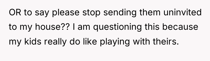 OR to say please stop sending them uninvited to my...