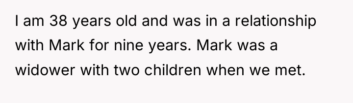 I am 38 years old and was in a relationship...