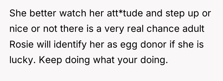 She better watch her att*tude and step up or nice...