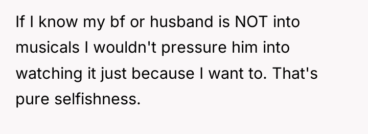 If I know my bf or husband is NOT into...