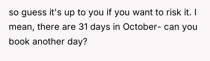 so guess it's up to you if you want to...