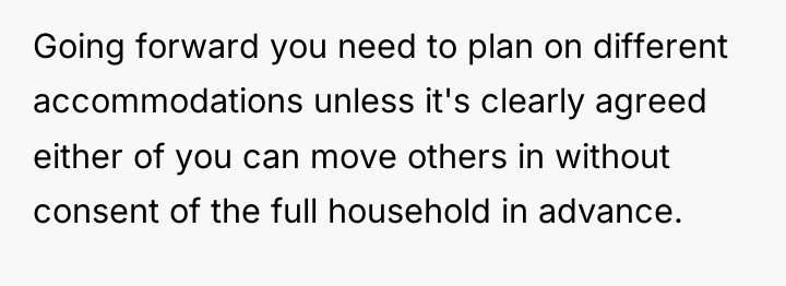 Going forward you need to plan on different accommodations unless...