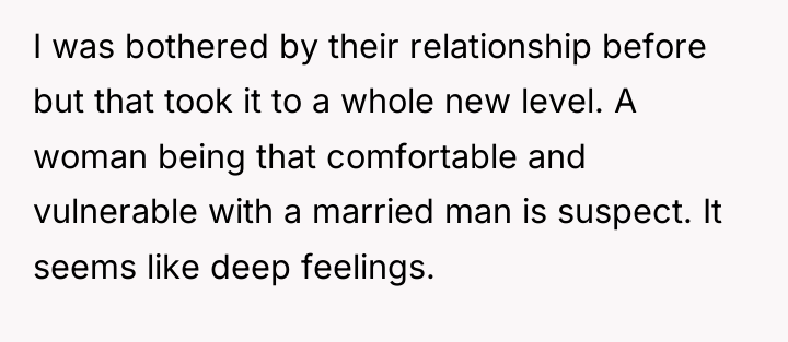 I was bothered by their relationship before but that took...