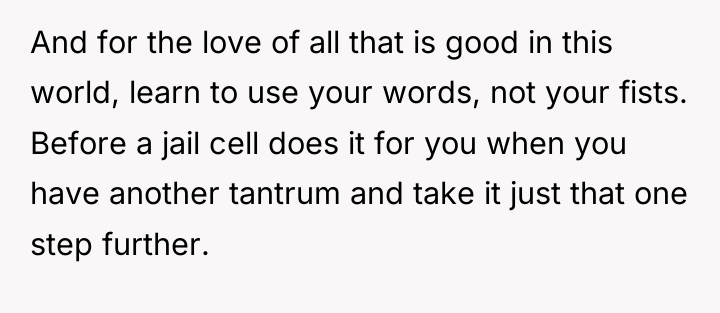 And for the love of all that is good in...