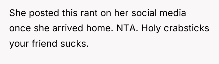 She posted this rant on her social media once she...