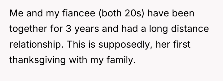 Me and my fiancee (both 20s) have been together for...