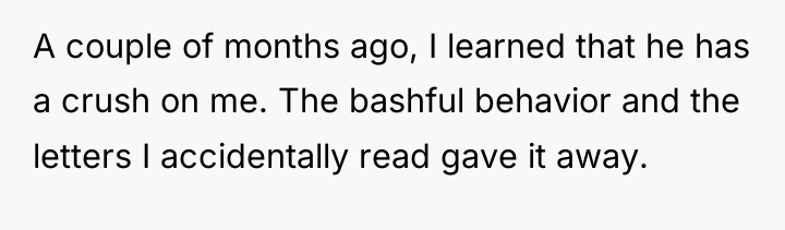 A couple of months ago, I learned that he has...