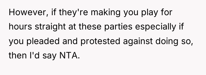 However, if they're making you play for hours straight at...