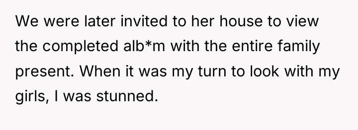 We were later invited to her house to view the...