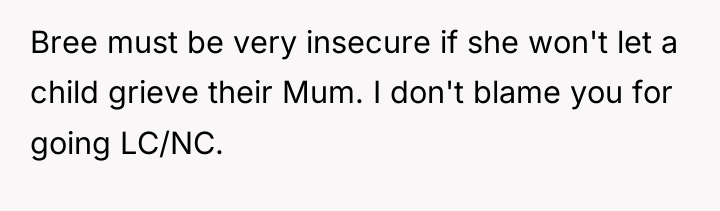 Bree must be very insecure if she won't let a...