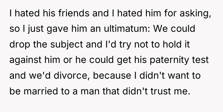 I hated his friends and I hated him for asking,...