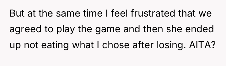 But at the same time I feel frustrated that we...
