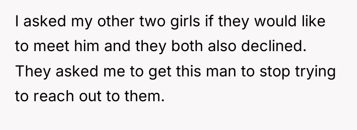 I asked my other two girls if they would like...
