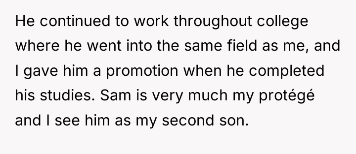 He continued to work throughout college where he went into...