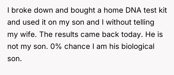 I broke down and bought a home DNA test kit...