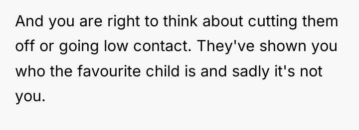 And you are right to think about cutting them off...