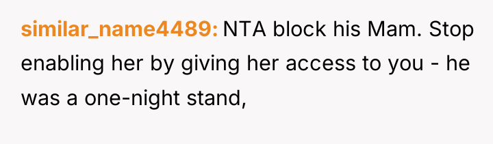 similar_name4489 NTA block his Mam. Stop enabling her by giving...