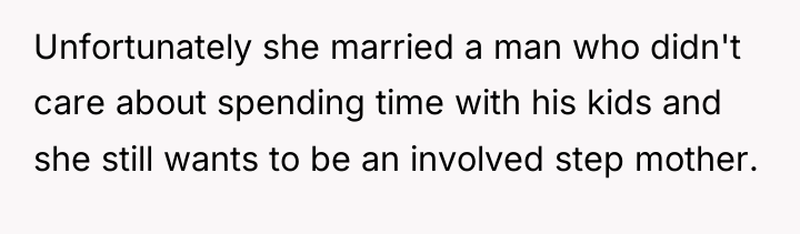 Unfortunately she married a man who didn't care about spending...