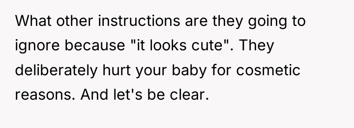 What other instructions are they going to ignore because "it...