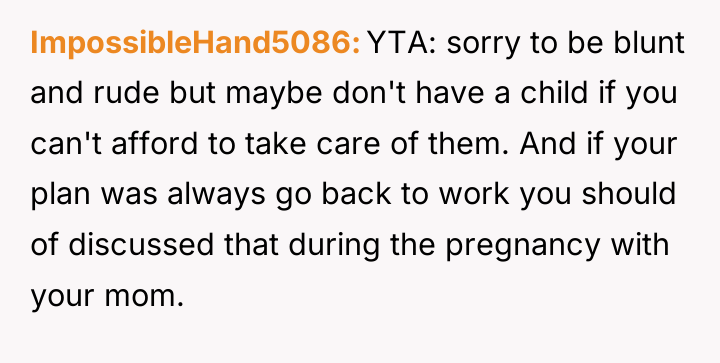 ImpossibleHand5086 YTA: sorry to be blunt and rude but maybe...