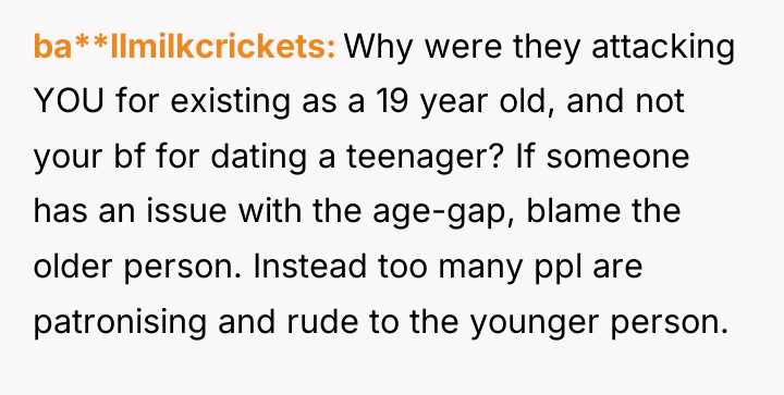 ba**llmilkcrickets Why were they attacking YOU for existing as a...