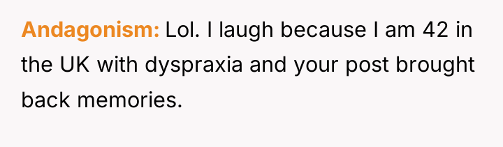 Andagonism Lol. I laugh because I am 42 in the...