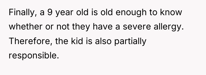 Finally, a 9 year old is old enough to know...