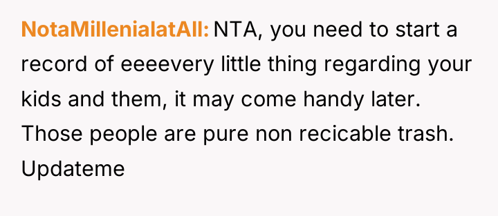 NotaMillenialatAll NTA, you need to start a record of eeeevery...