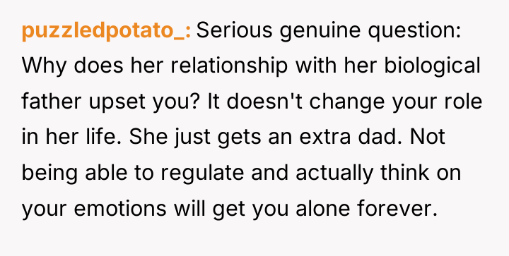 puzzledpotato_ Serious genuine question: Why does her relationship with her...