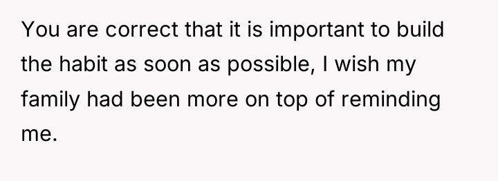 You are correct that it is important to build the...