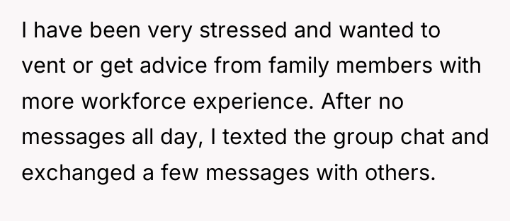 I have been very stressed and wanted to vent or...