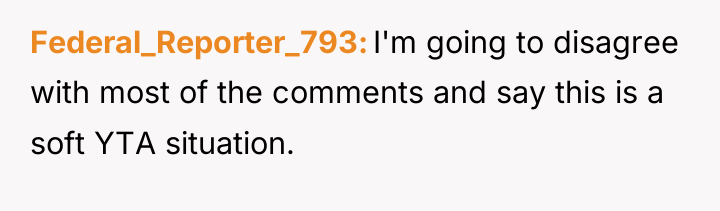 Federal_Reporter_793 I'm going to disagree with most of the comments...