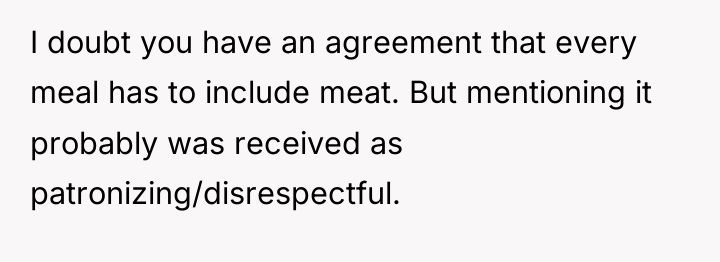 I doubt you have an agreement that every meal has...