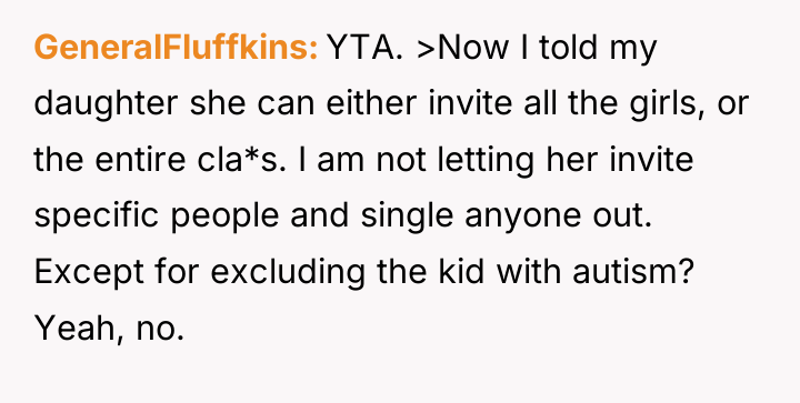 GeneralFluffkins YTA. >Now I told my daughter she can either...