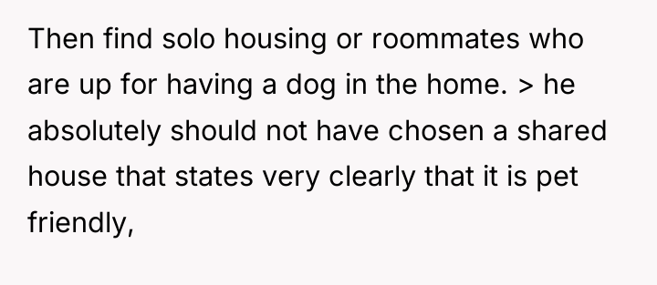 Then find solo housing or roommates who are up for...