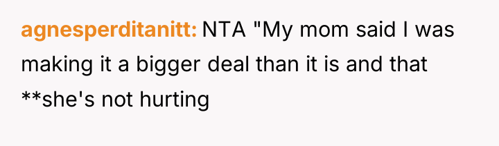 agnesperditanitt NTA "My mom said I was making it a...