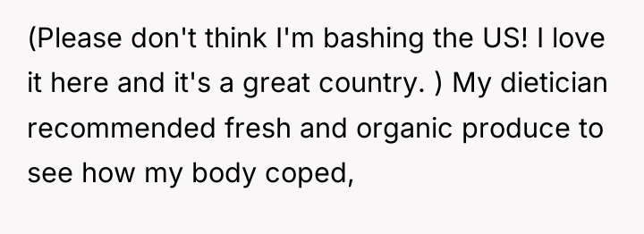 (Please don't think I'm bashing the US! I love it...