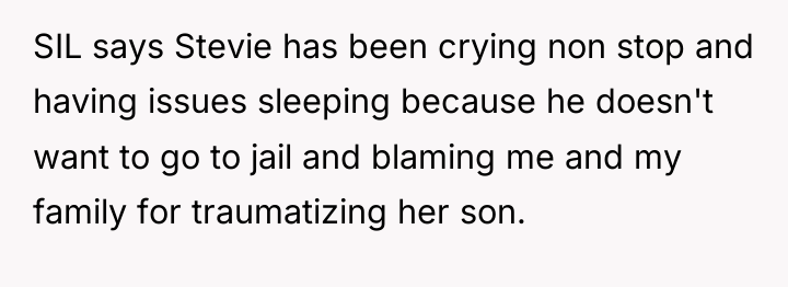 SIL says Stevie has been crying non stop and having...
