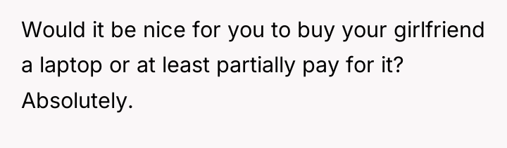 Would it be nice for you to buy your girlfriend...