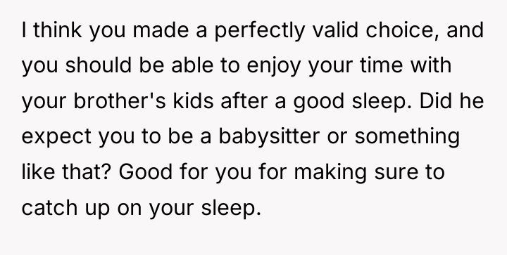 I think you made a perfectly valid choice, and you...