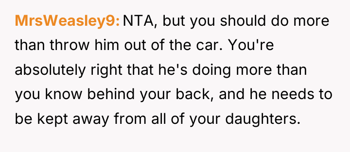 MrsWeasley9 NTA, but you should do more than throw him...