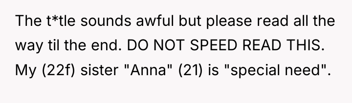 The t*tle sounds awful but please read all the way...