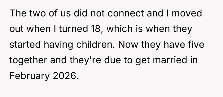 The two of us did not connect and I moved...