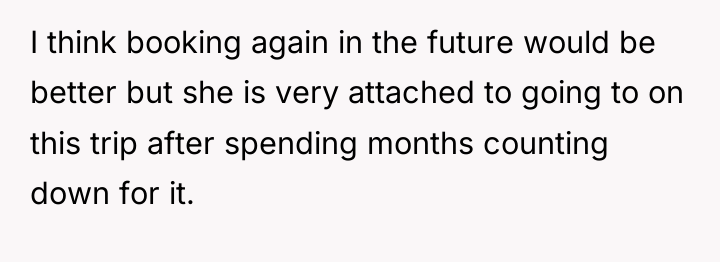 I think booking again in the future would be better...
