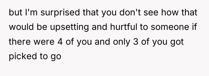 but I'm surprised that you don't see how that would...