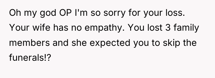 Oh my god OP I'm so sorry for your loss....