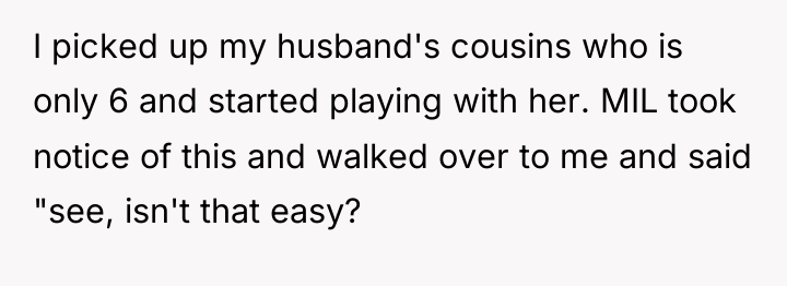 I picked up my husband's cousins who is only 6...