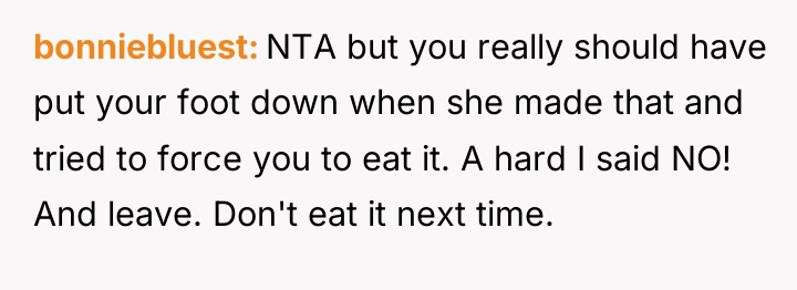 bonniebluest NTA but you really should have put your foot...